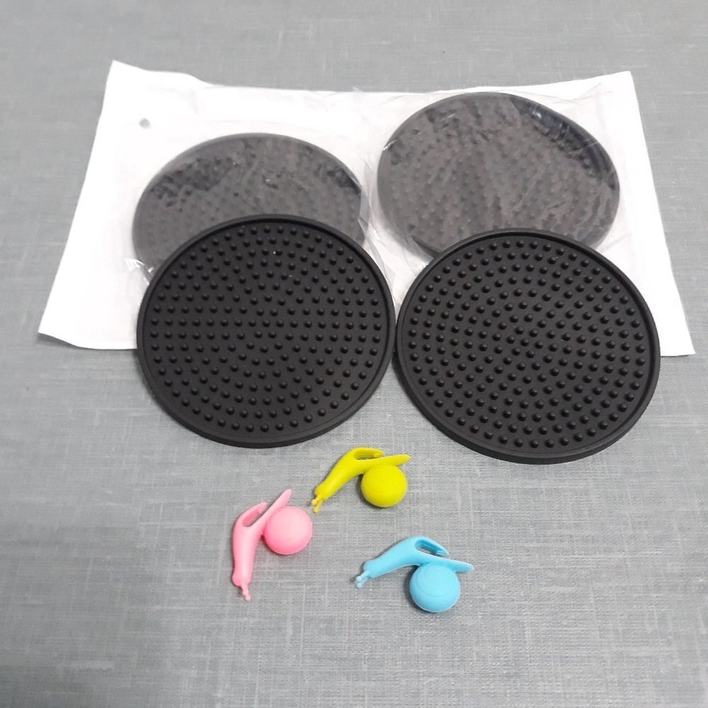 Silicone Coasters For Drinks 6 Pack